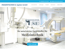 Tablet Screenshot of medizintechnik-web.de